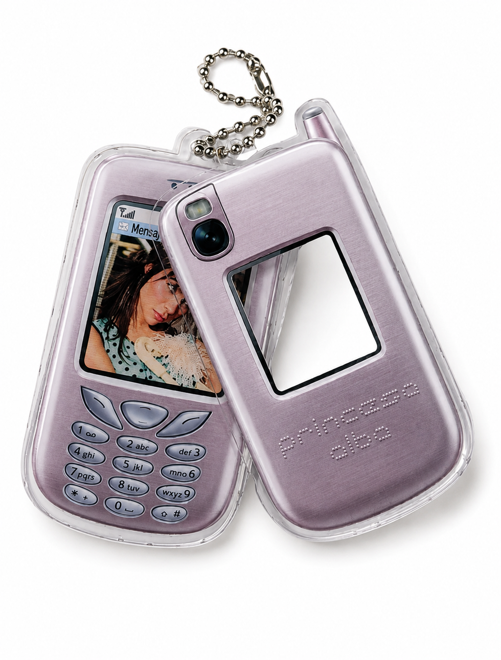 PRINCESS PHONE KEYCHAIN