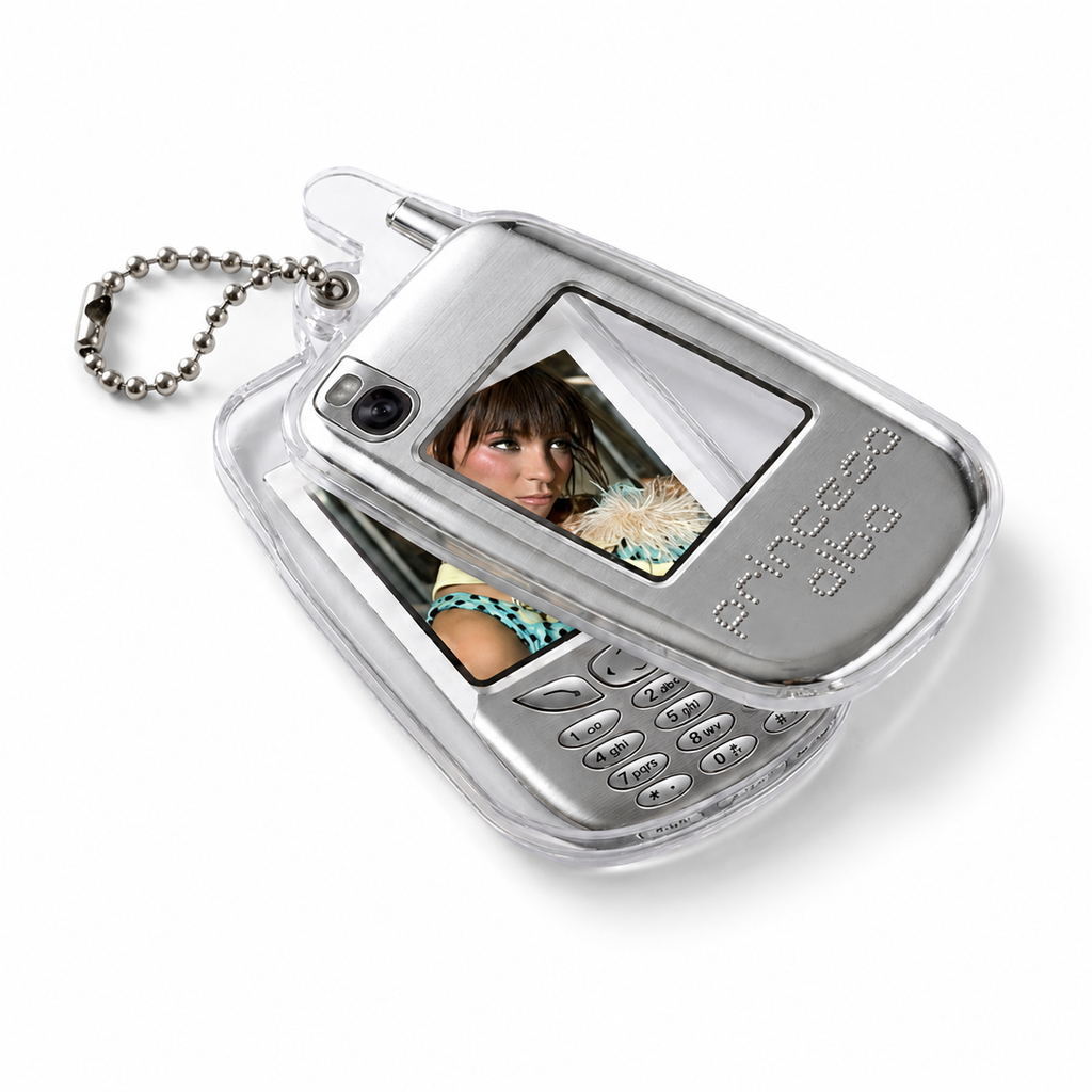 PRINCESS PHONE KEYCHAIN