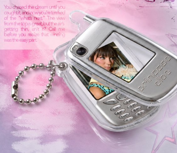 PRINCESS PHONE KEYCHAIN