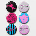 Set 6 Pins Diva´s & Unicorn´s